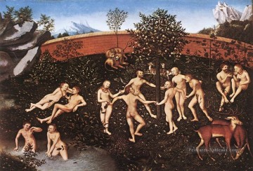 L’âge d’or Lucas Cranach l’Ancien Peinture à l'huile